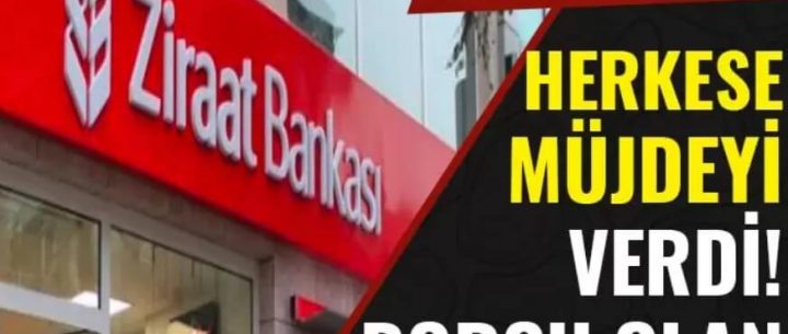 Ziraat Bankası Kredi Borcu Olanlara Müjde : Erteleme Geliyor!
